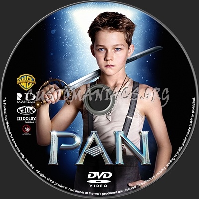 Pan dvd label