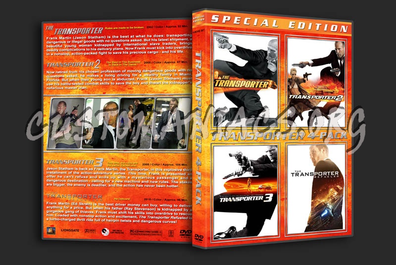 Transporter 4-Pack dvd cover