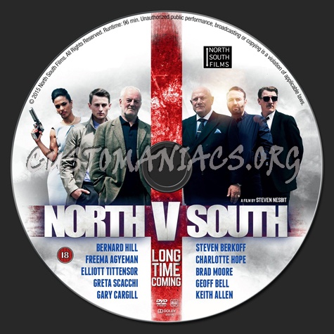 North v South dvd label