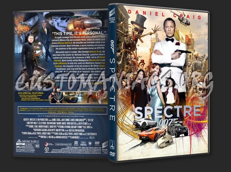 Spectre (2015) dvd cover