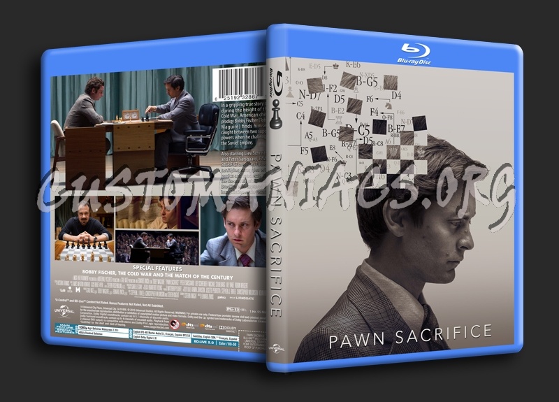 Pawn Sacrifice blu-ray cover