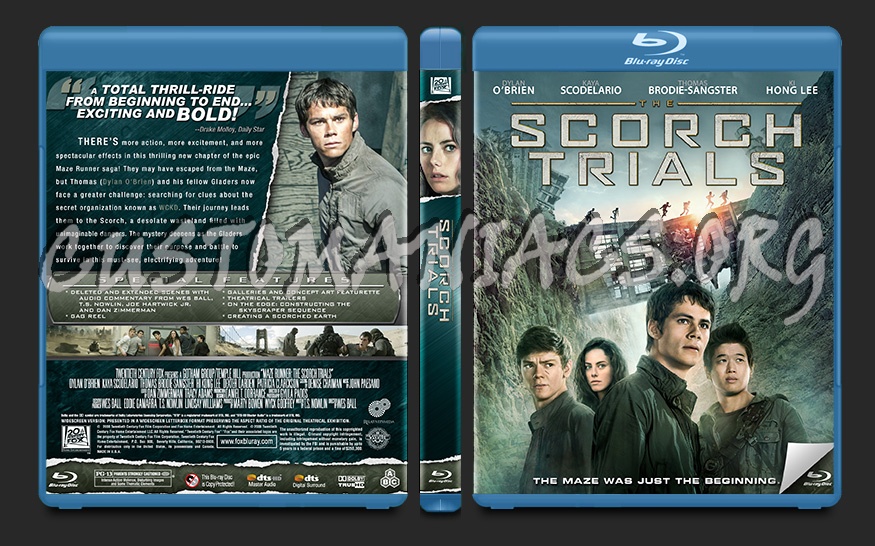 The Scorch Trials blu-ray cover