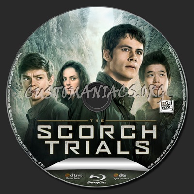 The Scorch Trials blu-ray label