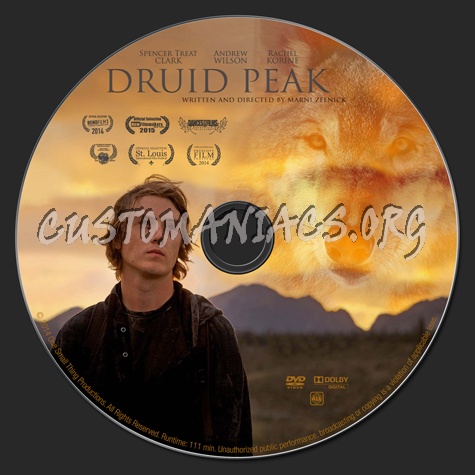 Druid Peak dvd label