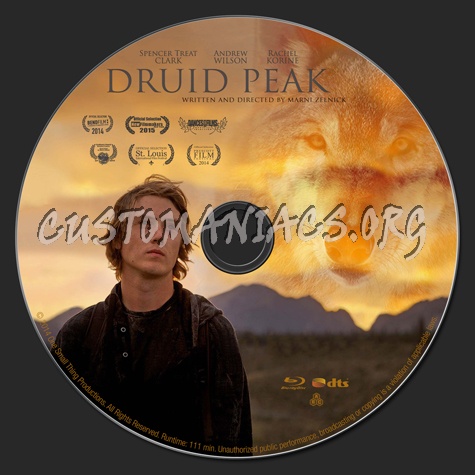Druid Peak blu-ray label