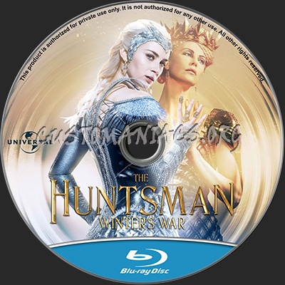 The Huntsman - Winter's War blu-ray label