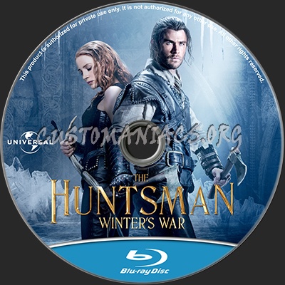 The Huntsman - Winter's War blu-ray label