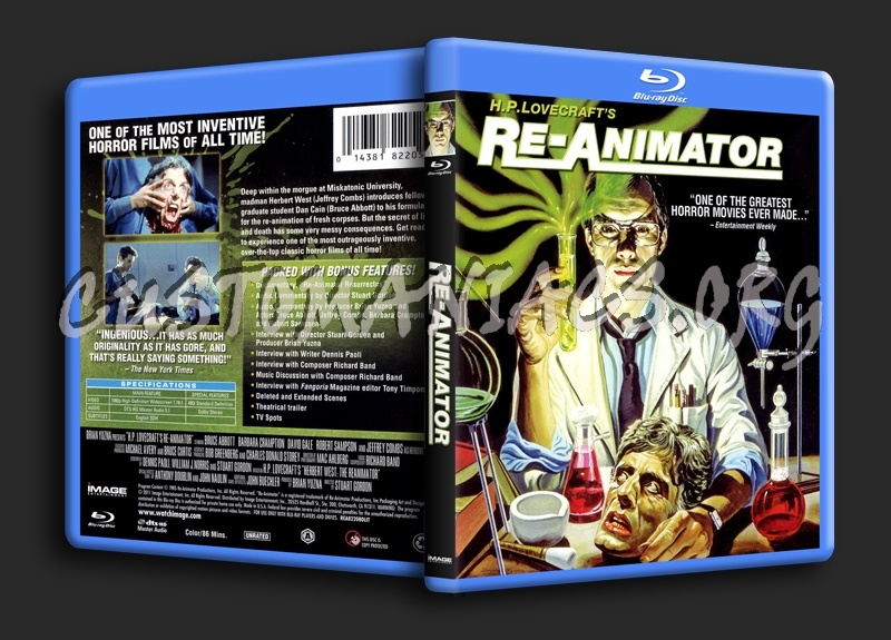 Re-Animator blu-ray cover