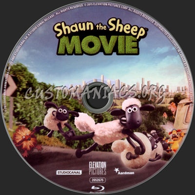 Shaun the Sheep the Movie blu-ray label