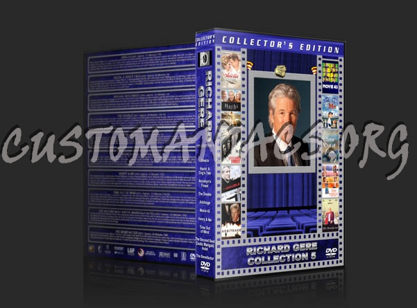 Richard Gere - Collection 5 dvd cover