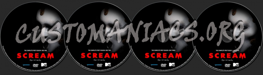 Scream The Series Season 1 dvd label
