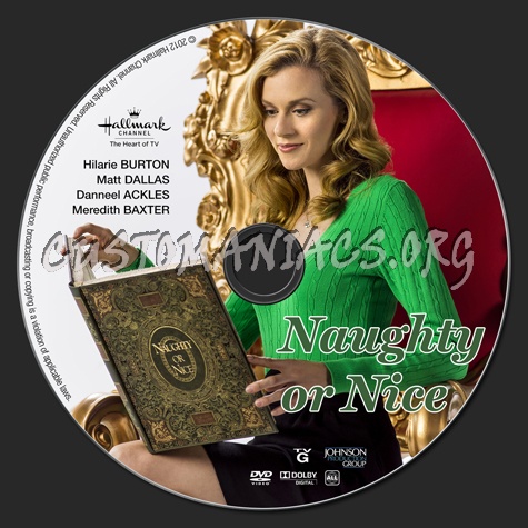 Naughty or Nice dvd label