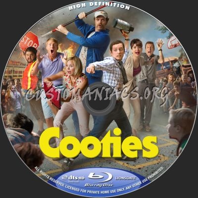 Cooties blu-ray label