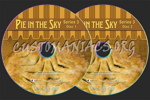 Pie in the Sky - Series 3 dvd label
