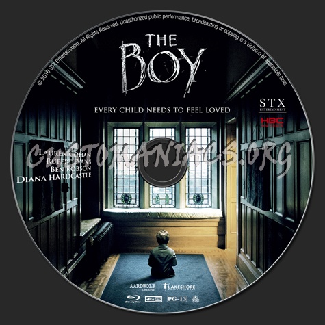 The Boy (2016) blu-ray label