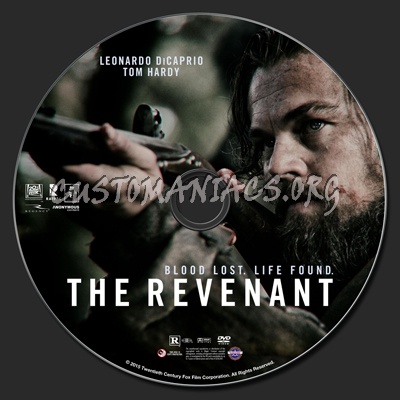 The Revenant (2015) dvd label