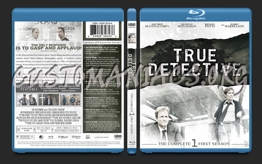 True Detective Season 1 blu-ray cover