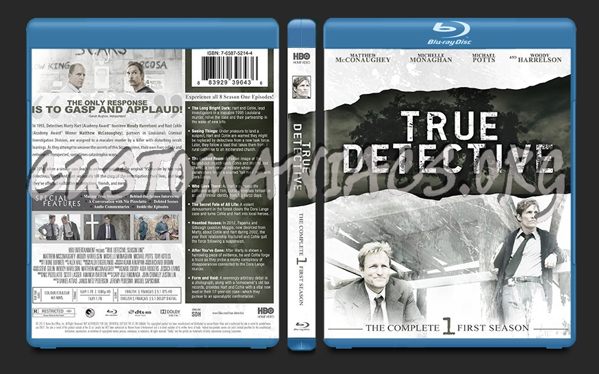 True Detective Season 1 blu-ray cover