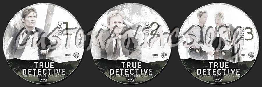 True Detective Season 1 blu-ray label