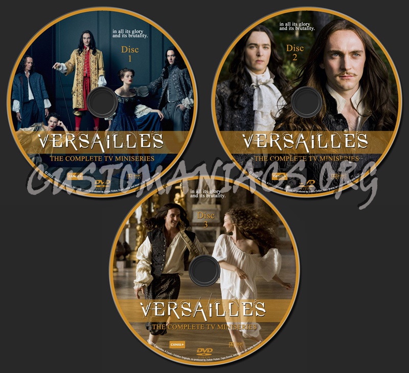 Versailles 2015 TV Miniseries dvd label