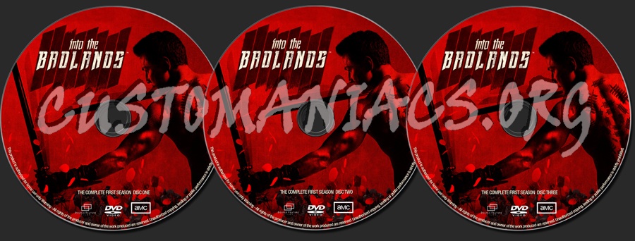 Into The Badlands Season 1 dvd label