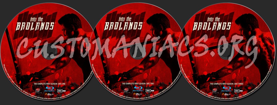 Into The Badlands Season 1 blu-ray label