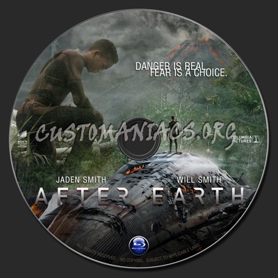 After Earth blu-ray label