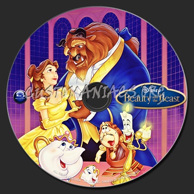 Beauty And The Beast blu-ray label