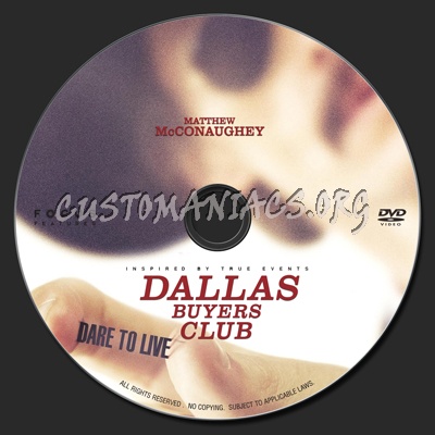 Dallas Buyers Club dvd label