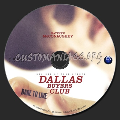 Dallas Buyers Club blu-ray label