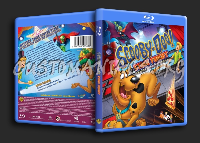 Scooby-Doo Stage Fright blu-ray cover