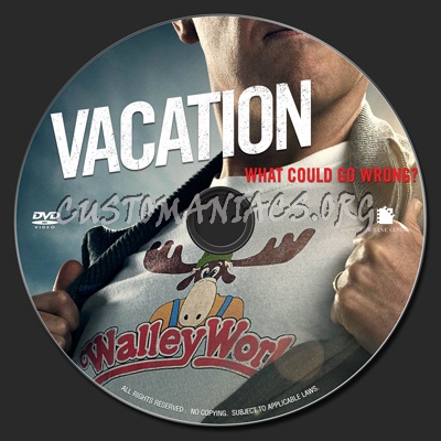 Vacation 2015 dvd label