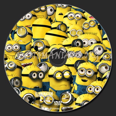 Minions dvd label