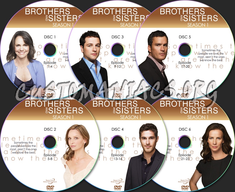 Brothers & Sisters - Season 1 dvd label