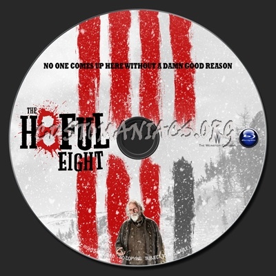 Hateful Eight blu-ray label