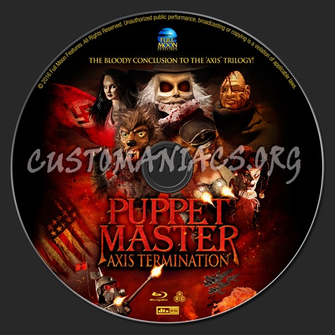 Puppet Master: Axis Termination blu-ray label