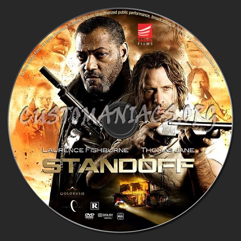 Standoff dvd label