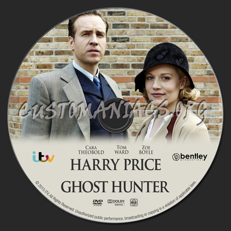 Harry Price: Ghost Hunter dvd label