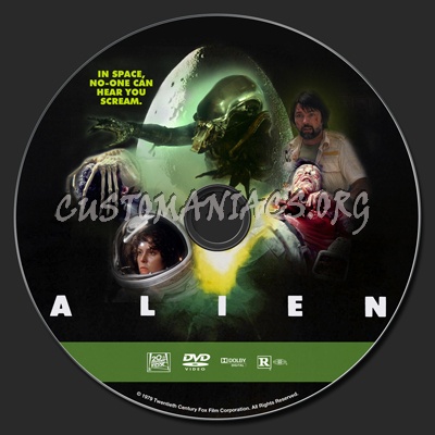 Alien dvd label
