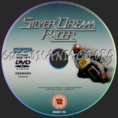 Silver Dream Racer dvd label