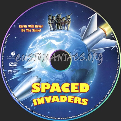 Spaced Invaders dvd label