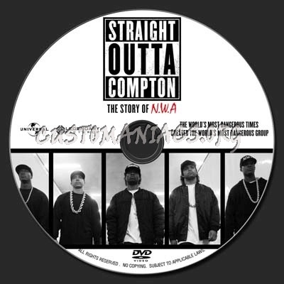 Straight Outta Compton dvd label