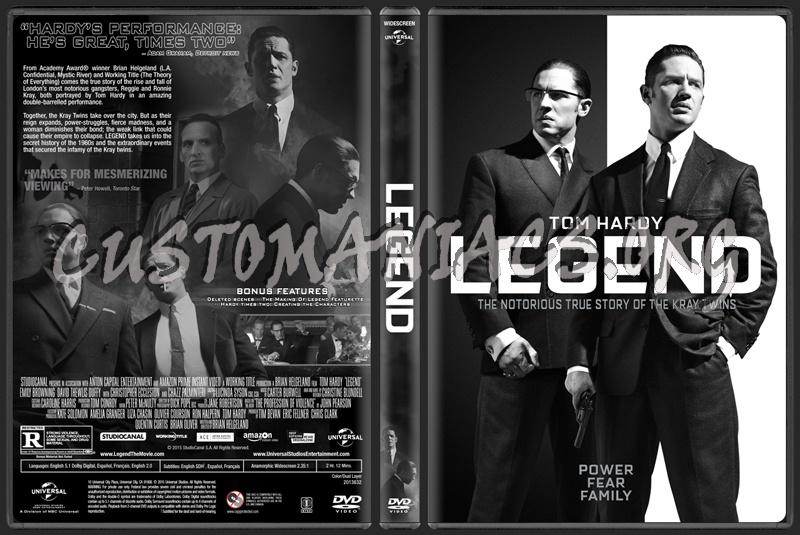 Legend (2015) dvd cover