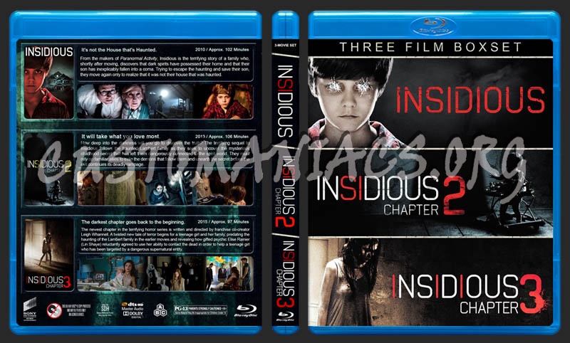 Insidious Triple Feature blu-ray cover