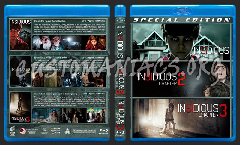 Insidious Triple Feature blu-ray cover