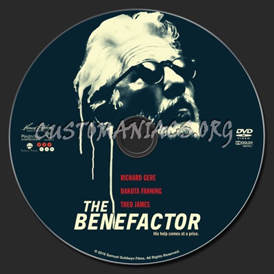 The Benefactor dvd label