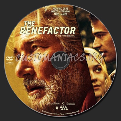 The Benefactor dvd label