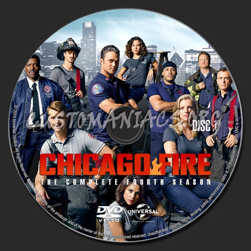 Chicago Fire Season 4 dvd label