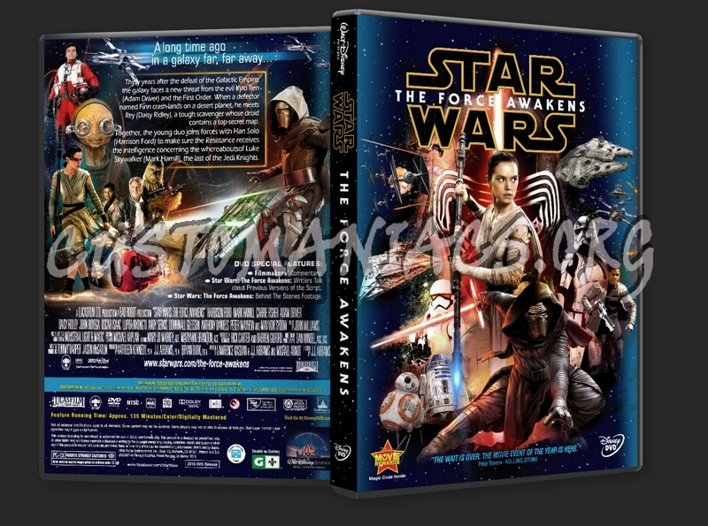 Star Wars: The Force Awakens (2015) dvd cover