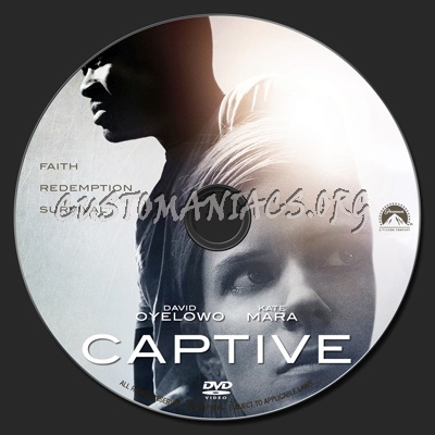 Captive (2015) dvd label